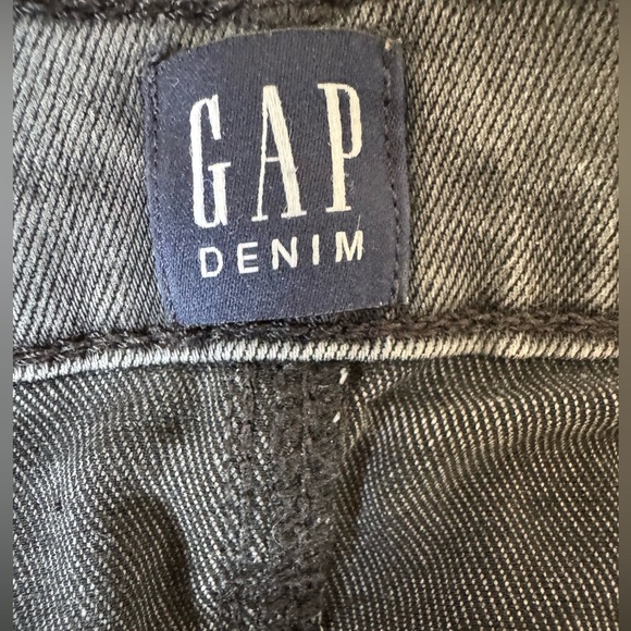 GAP Denim True Skinny Distressed Black Jeans - Picture 3 of 5